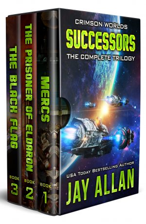 Cover for Crimson Worlds Successors: The Complete Trilogy