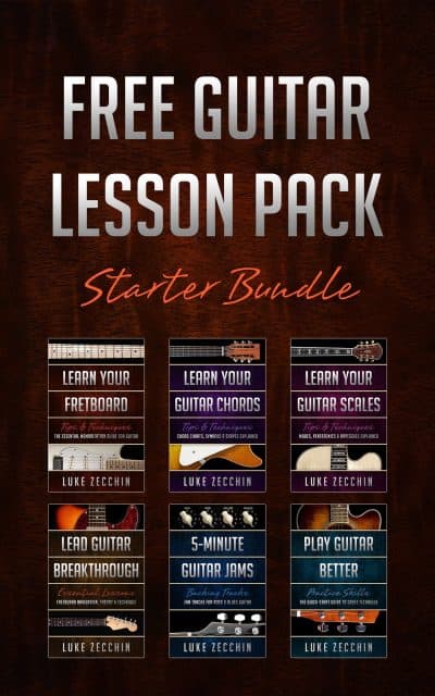 Cover for Free Guitar Lesson Pack