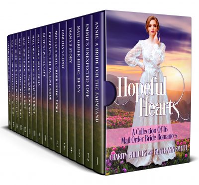 Cover for Hopeful Hearts: A Collection of 16 Mail Order Bride Romances