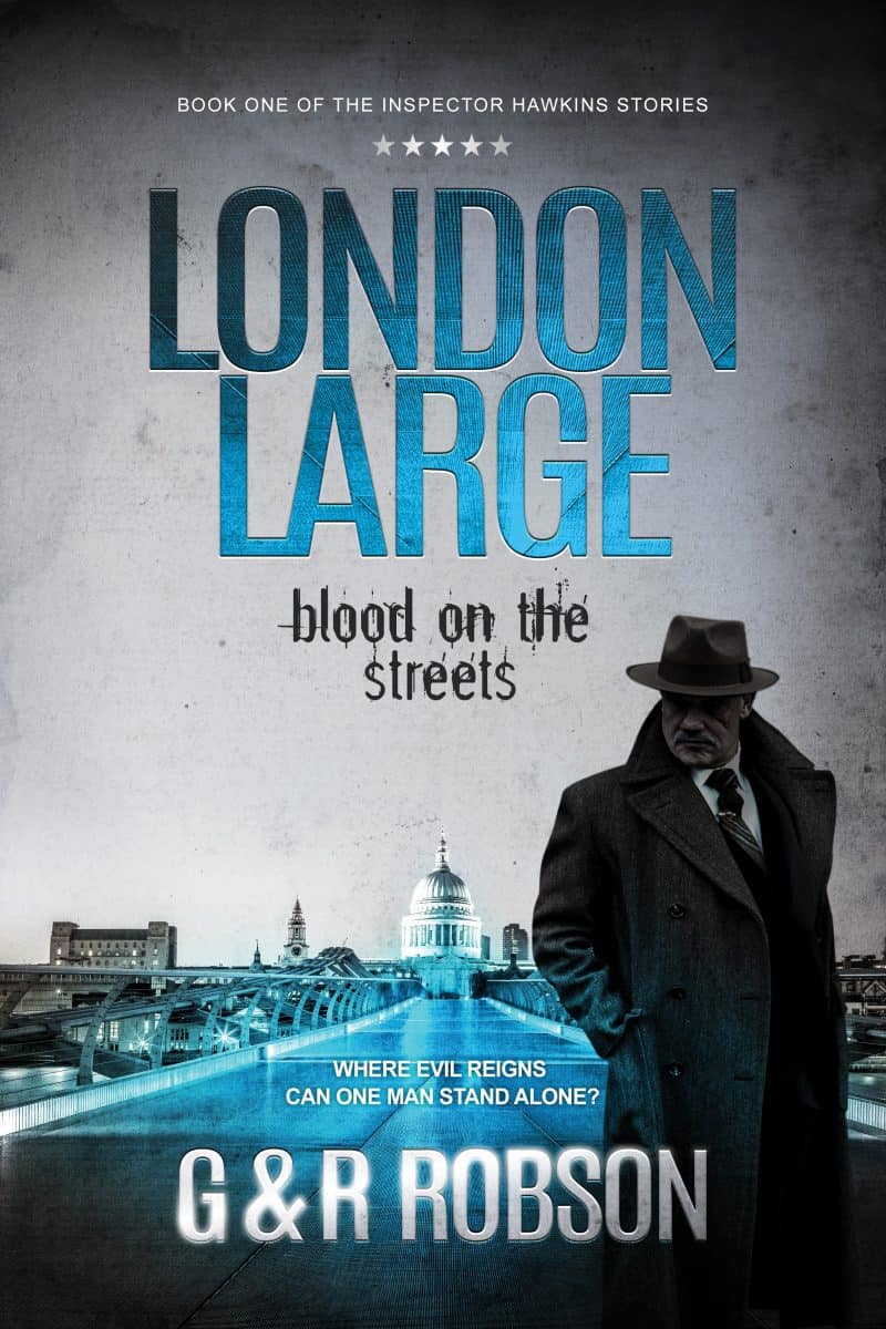 Cover for Blood on the Streets: Book one of the Inspector Harry Hawkins Series