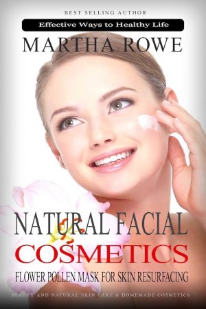 Cover for Natural Facial Cosmetics and Flower Pollen Mask for Skin Resurfacing