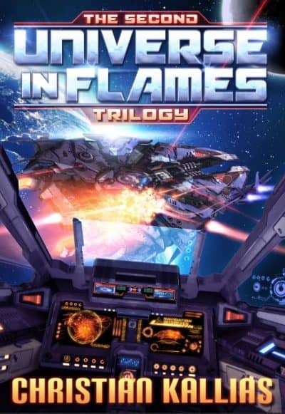 Cover for The Second Universe in Flames Trilogy