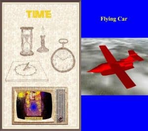 Cover for Time and Flying Car