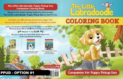 Cover for Puppy Pickup Day Companion Coloring & Activity Book