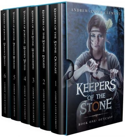 Cover for The Keepers of the Stone/Voyages of Fortune Omnibus
