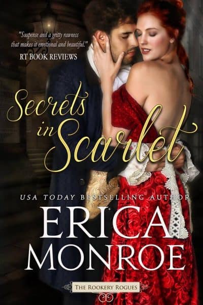 Cover for Secrets in Scarlet
