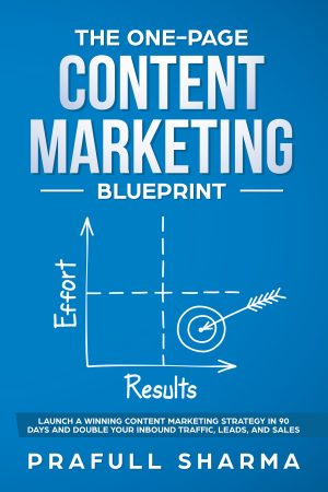 Cover for The One-Page Content Marketing Blueprint