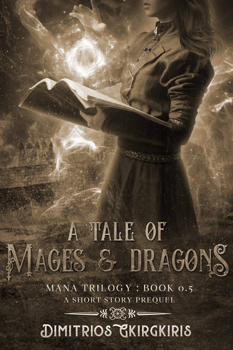 Cover for A Tale of Mages & Dragons: An epic fantasy short story prequel