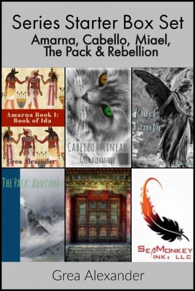 Cover for Series Starter Box Set: Amarna, Cabello, Miael, The Pack & Rebellion