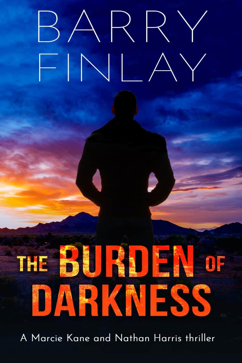 Cover for The Burden of Darkness: A Marcie Kane and Nathan Harris Thriller