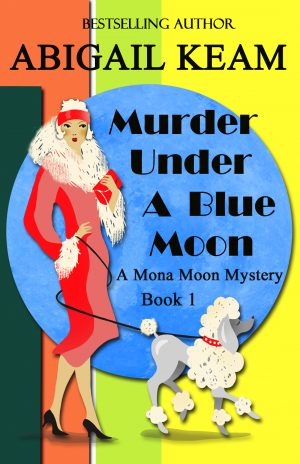 Cover for Murder under a Blue Moon