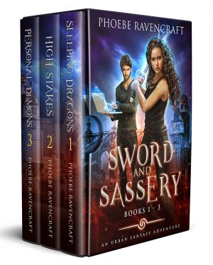 Cover for Sword & Sassery Boxed Set, Books 1-3