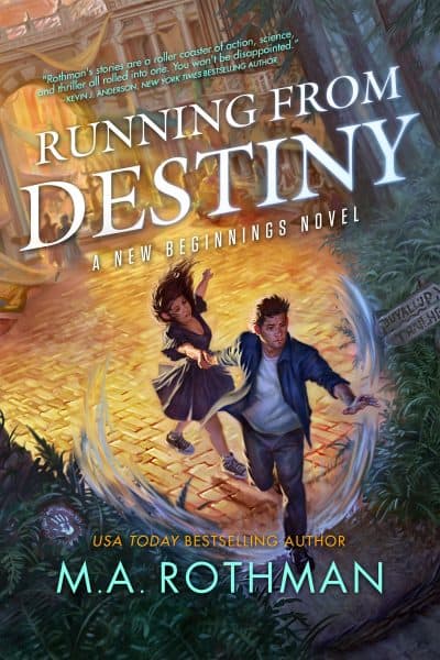 Cover for Running from Destiny