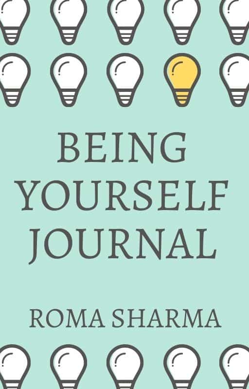 Cover for Being Yourself Journal: Your Daily Journal with Powerful Self-Coaching Questions