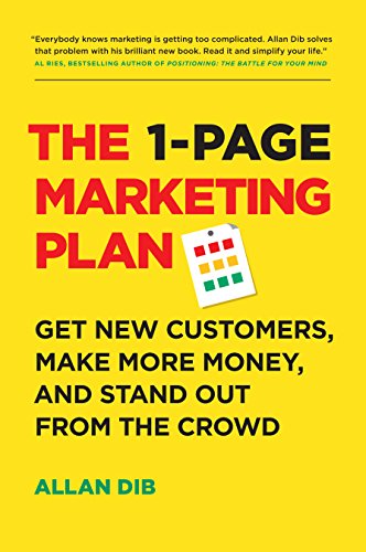 Cover for The 1-Page Marketing Plan