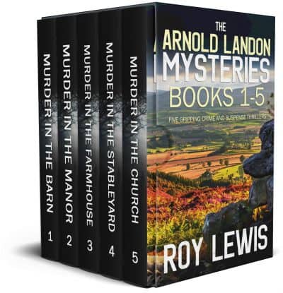 Cover for The Arnold Landon Mysteries Books 1-5 Box Set