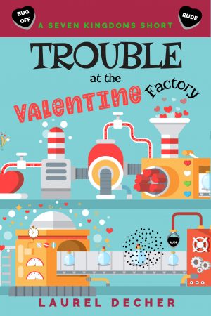 Cover for Trouble at the Valentine Factory