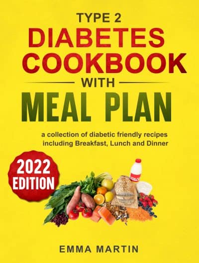 Cover for Type 2 Diabetes Cookbook with Meal Plan