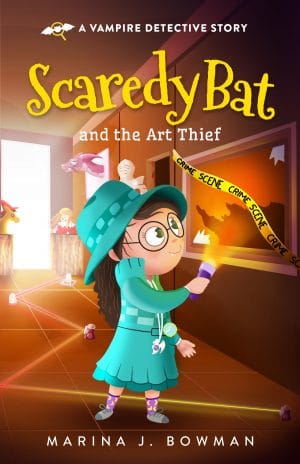 Cover for Scaredy Bat and the Art Thief