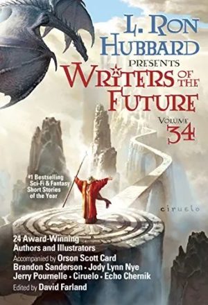 Cover for L. Ron Hubbard Presents Writers of the Future Volume 34