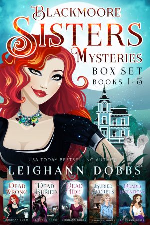 Cover for Blackmoore Sisters Cozy Mysteries Box Set Books 1-5