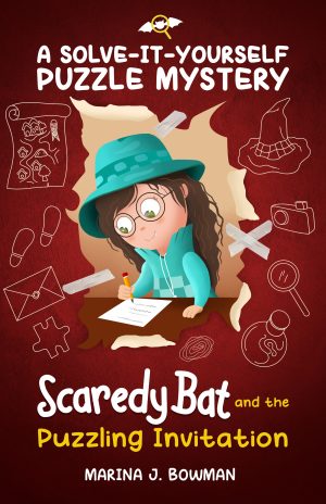 Cover for Scaredy Bat and the Puzzling Invitation