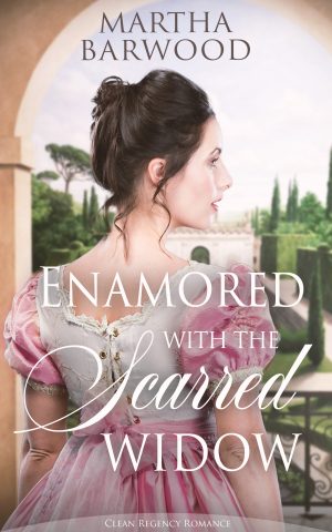 Cover for Enamored with the Scarred Widow