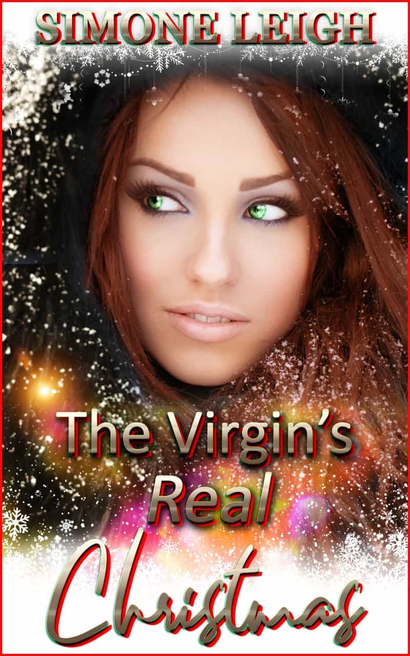 Cover for The Virgin's Real Christmas: A BDSM Ménage Christmas Erotic Romance