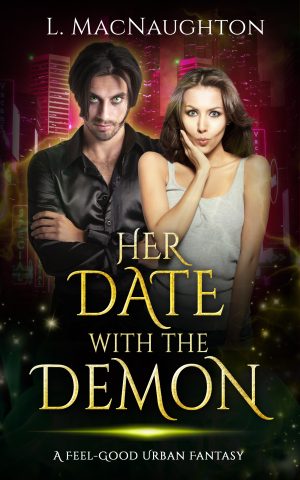 Cover for Her Date with the Demon: A Fun, Fast-Paced Clean Paranormal Fantasy Adventure