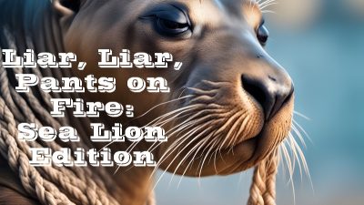 Cover for Liar, Liar, Pants on Fire: Sea Lion Edition