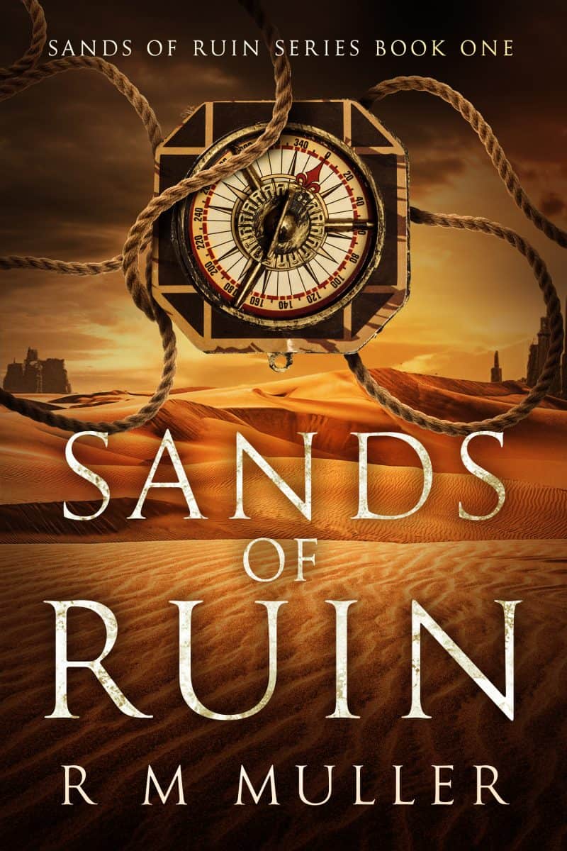 Cover for Sands of Ruin: Dystopian romance like never before.