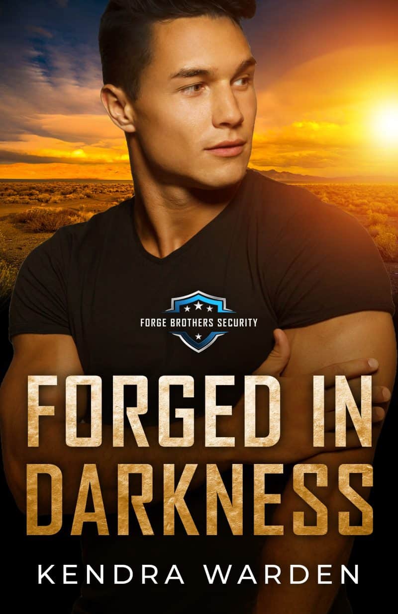 Cover for Forged in Darkness: A Christian romantic suspense