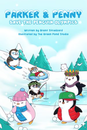 Cover for Parker & Penny Save the Penguin Olympics