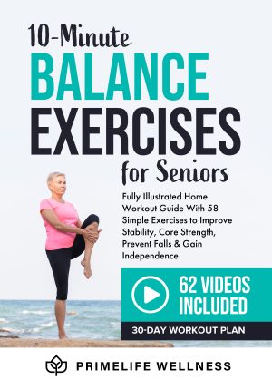 Cover for 10-Minute Balance Exercises for Seniors