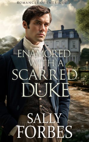 Cover for Enamored with a Scarred Duke