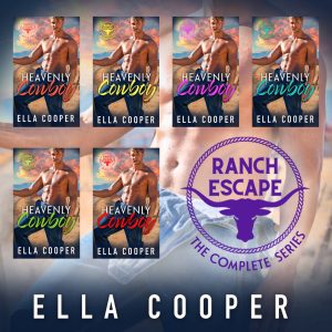 Cover for Heavenly Cowboy ( Ranch Escape THE COMPLETE SERIES )