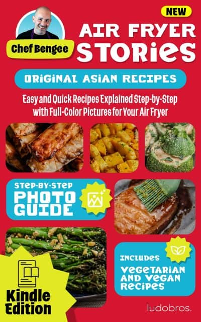 Cover for Air Fryer Stories: Asian Flavors Edition - Visual Recipes Cookbook