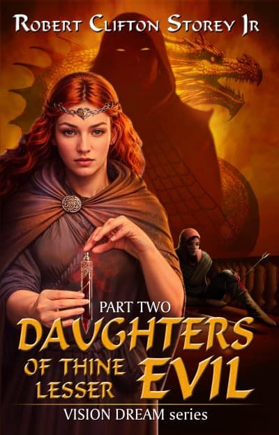 Cover for Daughters of Thine Lesser Evil