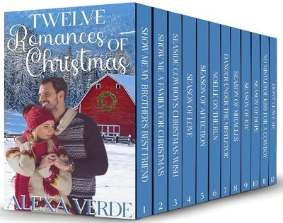 Cover for Twelve Romances of Christmas