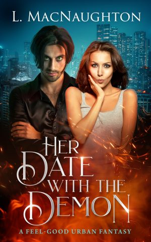 Cover for Her Date with the Demon: A Fun, Fast-Paced Clean Paranormal Fantasy Adventure