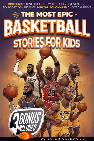 Cover for The Most Epic Basketball Stories for Kids