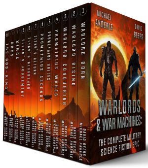 Cover for Warlords & War Machines: The Complete Military Science Fiction Epic