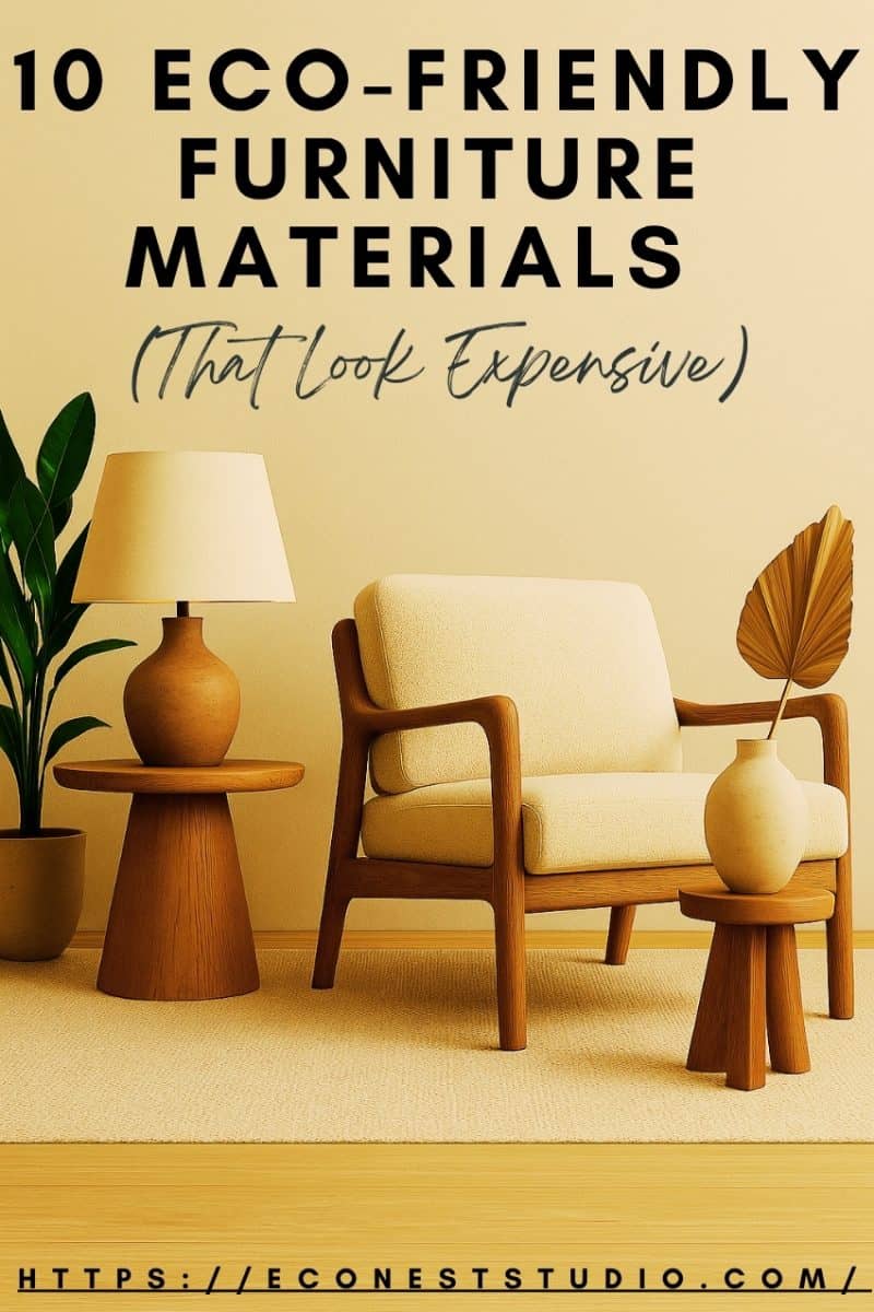 Cover for 10 Eco-Friendly Furniture Materials That Look Expensive: Style & Sustainable