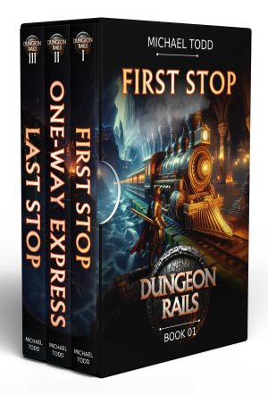 Cover for Dungeon Rails Complete Series Boxed Set: Books 1-3