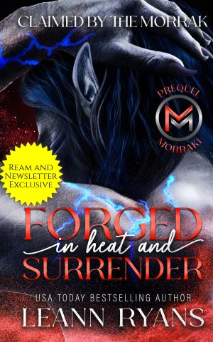 Cover for Forged in Heat and Surrender: A Sci-Fi Alien Omegaverse Romance