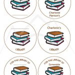 book library stickers
