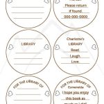 Personalized Book Library Stickers