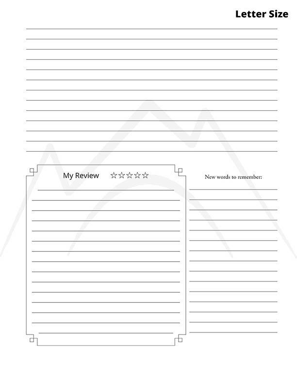 Printable Reading Journal | Multi-Size Book Tracker with Covers, Reviews, and Reading Goals - Image 9