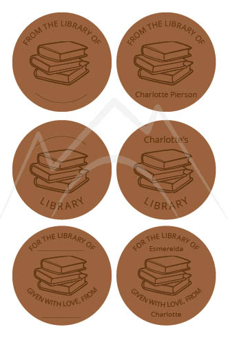 Personalized Book Library Stickers