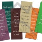 quotes swirl bookmarks